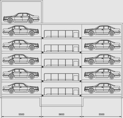 Garage de stationnement pour ascenseur intelligent