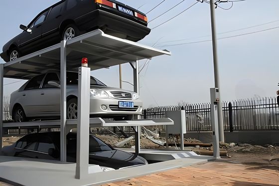 Économisez de l'espace Solutions de stationnement de puits 1.7t Puzzle de puits de stationnement de deux couches