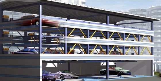 Puzzle d'empreinte automobile Système de stationnement de voiture Économie d'espace Puzzle mécanique de stationnement