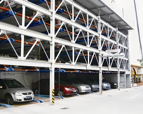 Puzzle d'installation modulaire Parking de voiture Utilisation de l'espace élevé Puzzle système de stationnement
