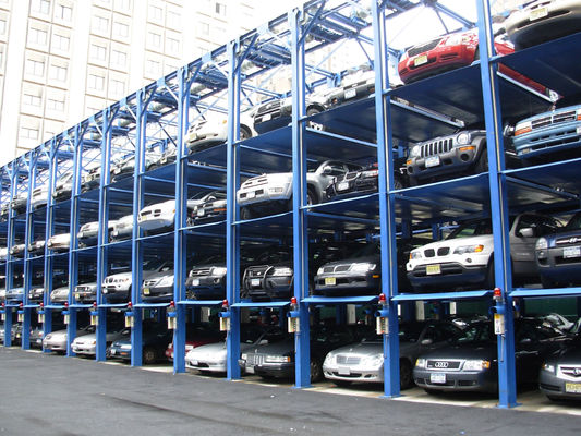 Parking hydraulique à plusieurs niveaux