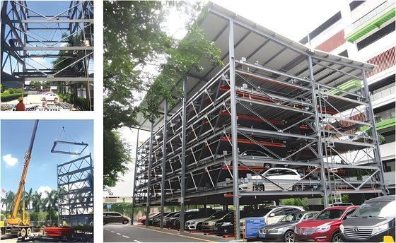 Parking automatique de 6 niveaux Garage 2 tonnes Parking automatique à domicile