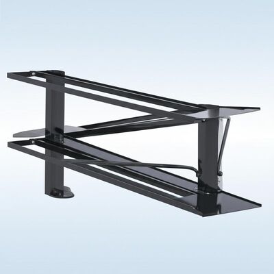 Système de stationnement simple basculant monté en surface, enduit de poudre, offrant une organisation de stationnement pratique pour les zones urbaines